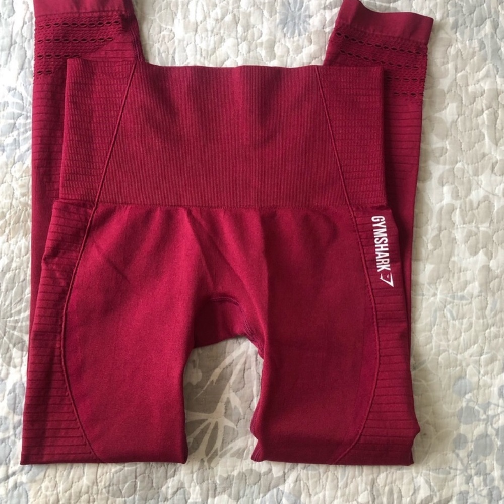 Red Gymshark seamless leggings!